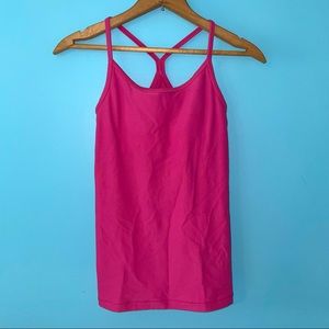 Nike Dri-Fit Pink Workout Tank Top Magenta Bra